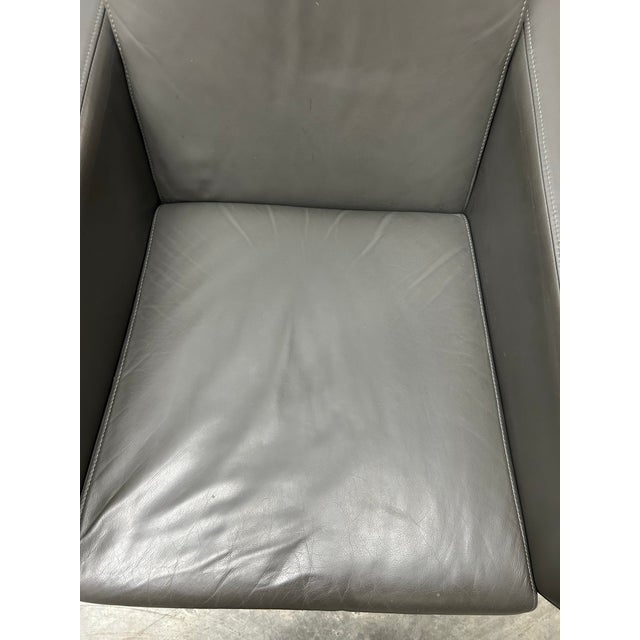 Metal BoConcept Fly Leather Chairs - A Pair For Sale - Image 7 of 12