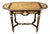 Napoleon III Center Table in Marquetry, 1880s For Sale