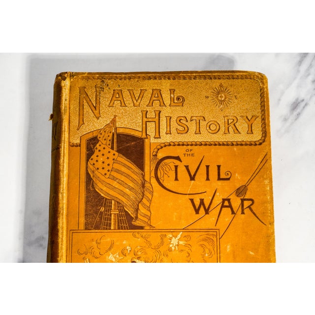 Victorian Fascinating Antique United States Naval History of the Civil War by Admiral David D. Porter Illustrated u.s. Navy Book History For Sale - Image 3 of 11