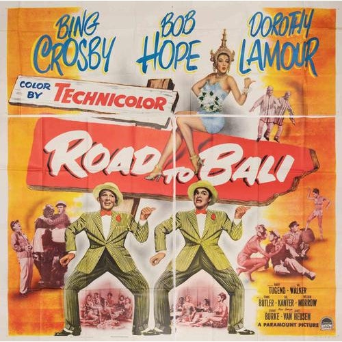 Vintage Poster U.S. One-Sheet (27 × 41 in.), Paramount. Directed by Hal Walker, starring Bing Crosby, Bob Hope, Dorothy...