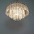 For sale is a rare chandelier by Palwa from the 1960s. Nickel-plated frame with so-called floodlight prisms (triangular...