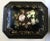 Mid 19th Century 19th Century Papier Mâché Lacquered Jewelry Box Hand Painted with Inlaid With Mother-Of-Pearl For Sale - Image 5 of 13