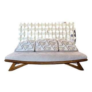 1960's Pearsall Style Gondola Sofa For Sale