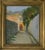 1940s Alfredo Mahieux, Light Beyond the Alley in Ischia, 1949, Oil Painting on Board, Framed For Sale - Image 5 of 5