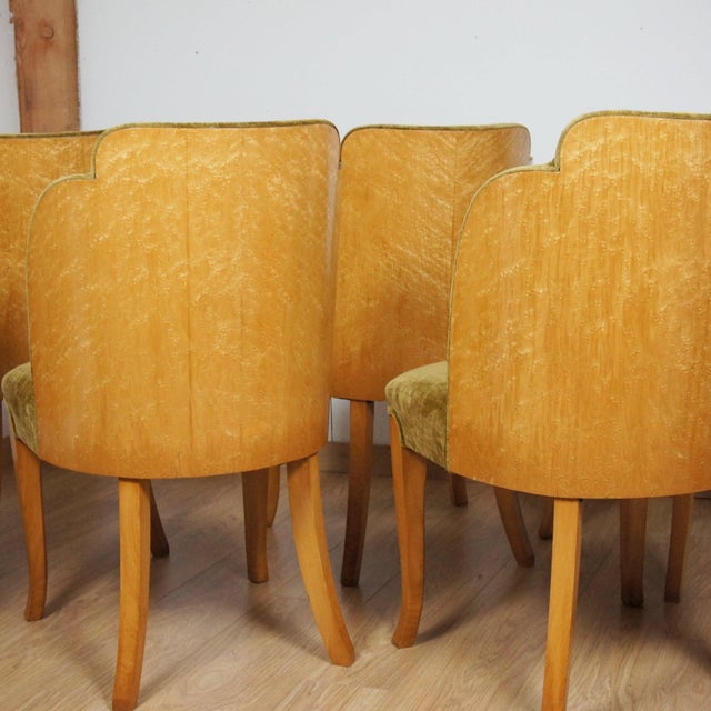 Art Deco Dining Suite by Harry & Lou Epstein, 1930s, Set of 7 For Sale - Image 14 of 18