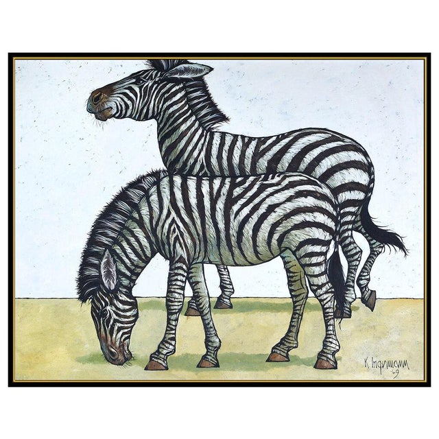 Figurative 1960s Matching Stripes, Keith Ingermann For Sale - Image 3 of 5