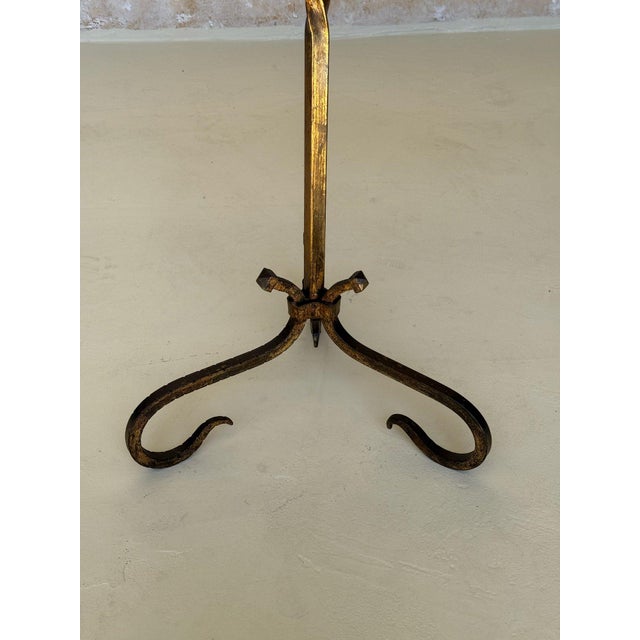 2020s Spanish Iron Drinks Table on a Tripod Base With Scrolled Legs For Sale - Image 5 of 12