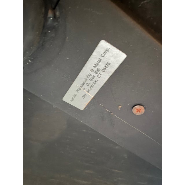 Metal Round Granite Dining Table on Stainless Base For Sale - Image 7 of 11