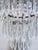 Vintage 1960s Italian Silver Rim Upside Down Layered Chandelier For Sale - Image 4 of 5