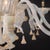Large 8-Arm Ca’ Rezzonico Style Gold-Infused Opaline Murano Chandelier in the Manner of Giuseppe Briati For Sale - Image 10 of 18