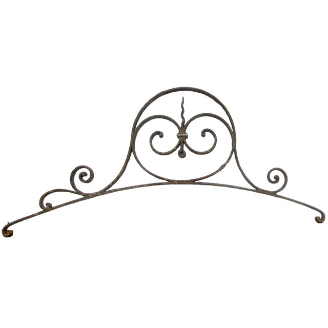 French Iron Architectural Element For Sale - Image 4 of 4
