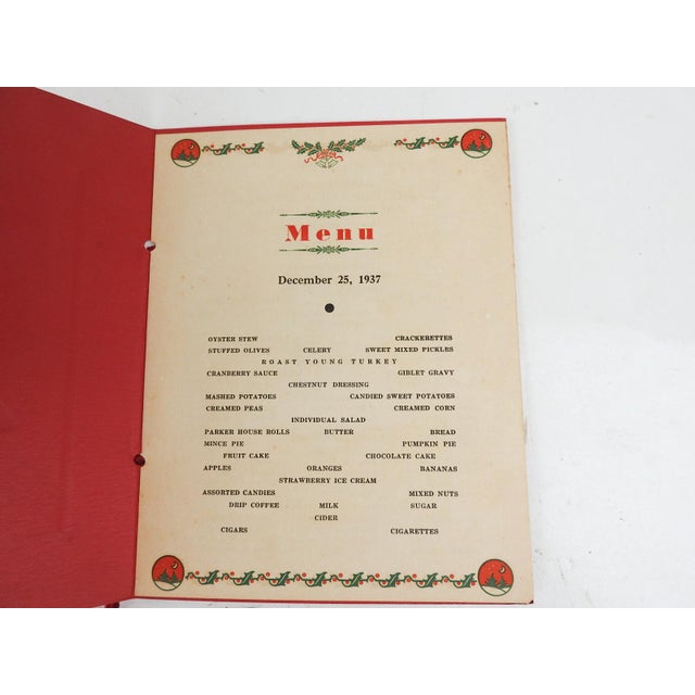 Textile 1930s Holiday Programs Battery D 83rd Field Artillery Ft. Bragg Nc Books - Set of 3 For Sale - Image 7 of 8