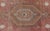 Vintage Turkish Oushak Rug With Terracotta Field and Geometric Medallion 4'9 X 9'0 For Sale - Image 9 of 11