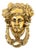 Art Deco Brass Door Knocker, 1920s For Sale