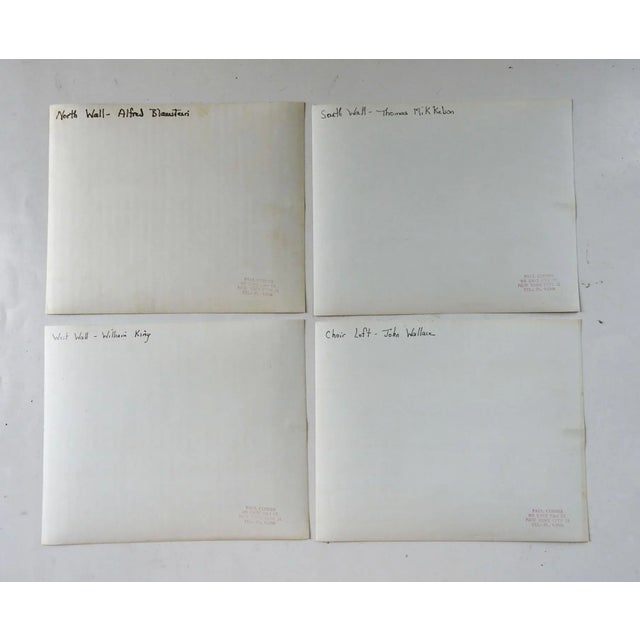 1950s Photographs of Maine South Salon Meeting House Frescos - Set of 4 For Sale In Seattle - Image 6 of 9