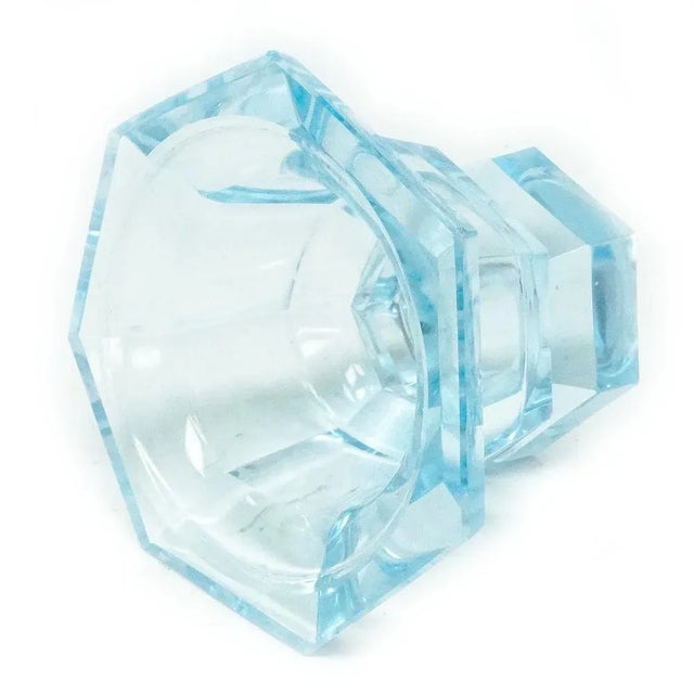 Glass Art Deco Vase from Moser, Former Czechoslovakia, 1930s For Sale - Image 7 of 9