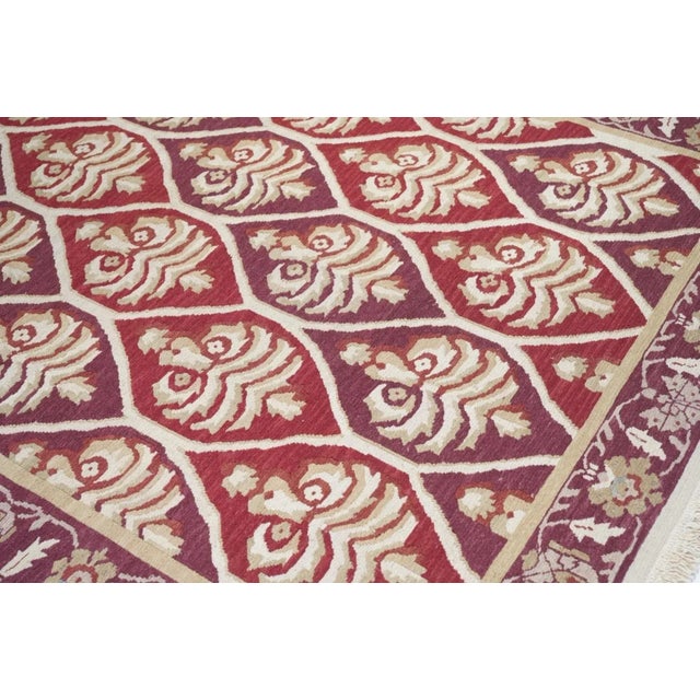 Red Sumak Rug 6' X 9' For Sale - Image 8 of 11