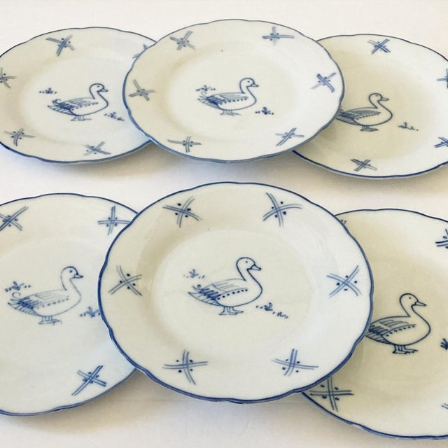 Vintage Late 20th Century Bia Cordon Bleu Porcelain Dishes Set of 6
