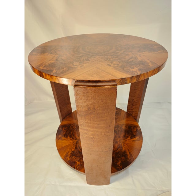 Wood Twelve Flame Stunning Double Surface Contemporary Table For Sale - Image 7 of 15