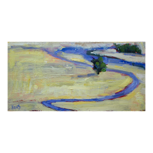 Modern Expressionist Landscape (Original Oil Painting)