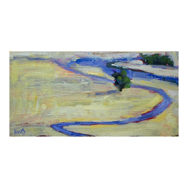Quiet Places & Journeys — Modern Abstract Landscape (Original Oil Painting) For Sale