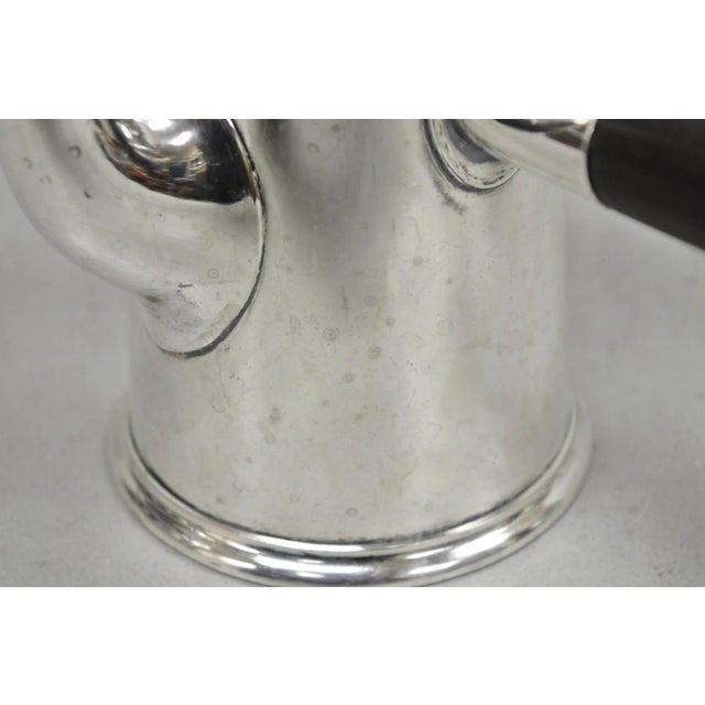 Antique Gorham "The Windermere Hotel" London Silver Plated Coffee Tea Pot For Sale - Image 11 of 15