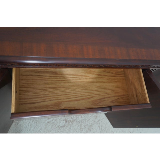 2000 - 2009 Henkel Harris Mahogany Inlaid Four Door Server Credenza For Sale - Image 5 of 18
