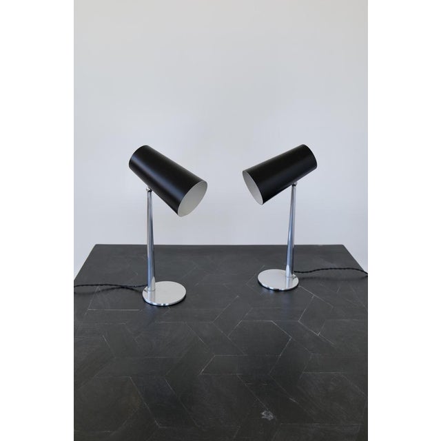 Mid-Century Modern Mid-Century Modern Danish Table Lamps, 1950s, Set of 2 For Sale - Image 3 of 18