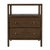 Mendel 21.25 in. W Rectangular Wood 2 Drawer Narrow Nightstand with Open Shelf, Walnut For Sale In Chicago - Image 6 of 11