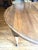 Wood Antique Walnut Dining Room Table, Queen Anne Style, 8 Leaves For Sale - Image 7 of 17