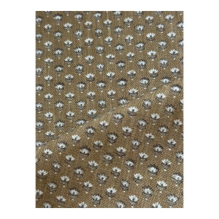 Warner House Small Scale Repeating Floral Print Fabric - Lilou / Honey 8 Yards For Sale