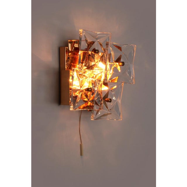 Gold-Plated Wall Lamp from Kinkeldey, Germany, 1970s For Sale - Image 4 of 14