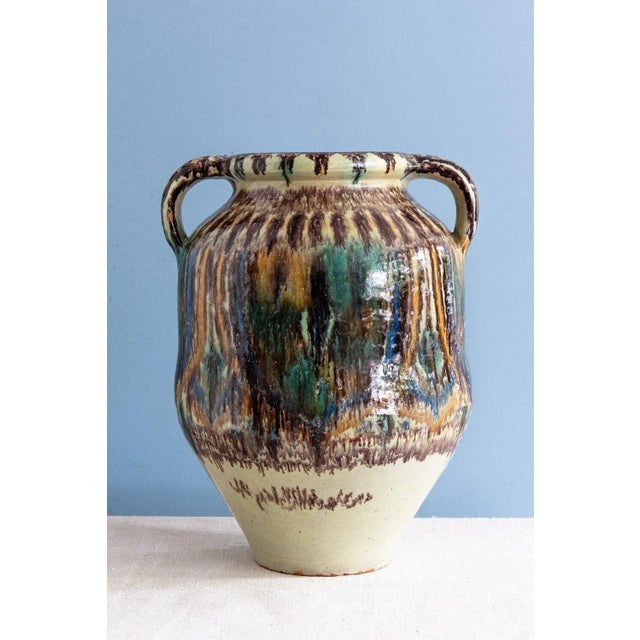 Nabeul Double-Handled Jar from Pierre De Verclos, 1930 For Sale - Image 4 of 10