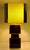 1970s Brazilian Acrylic, Resin and Brass Custom Table Lamps - a Pair For Sale - Image 4 of 11