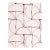 The House of Scalamandré Aerial Fabric, Raspberry For Sale