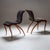 Green Pair of "Anxie" Side Chairs by Maurizio Marconato & Terry Zappa for Porada For Sale - Image 8 of 10