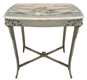 Art Nouveau Patinated Side Table, 1890s