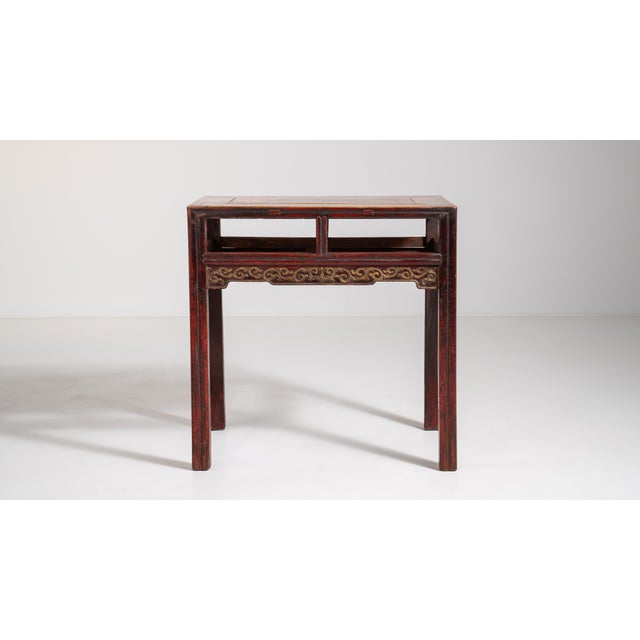 A refined console table inspired by Ming Dynasty design, known for its clean lines and balanced proportions. The...