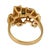 Vintage Emerald Diamond 18k Yellow Gold Ring, Size 6.5 For Sale In Los Angeles - Image 6 of 6