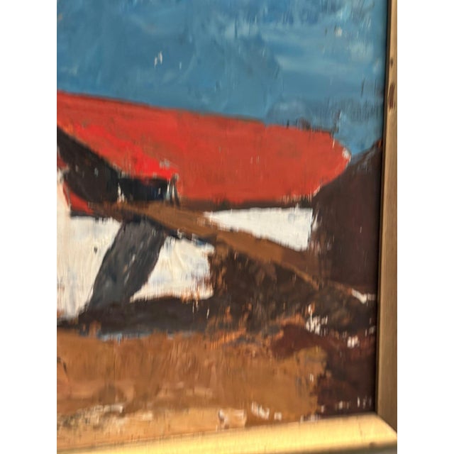 Bartja Björklund, Barn, 1960s, Oil on Panel, Framed For Sale - Image 5 of 18