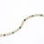 Metal 7 Carat Diamond and Emerald Bezel Set 14k Gold Tennis Bracelet For Sale - Image 7 of 8