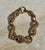 Metal Vintage Hand-Carved Rose Gold Toned Dragon Bracelet For Sale - Image 7 of 10
