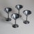Mid-Century Modern Mid Century Aluminum Dessert Coupes, Set of Four For Sale - Image 3 of 3