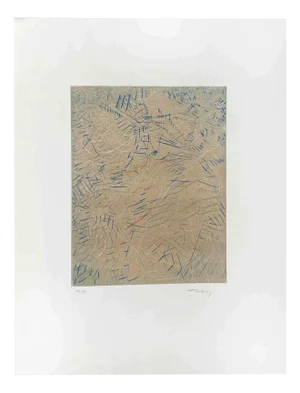 Mark Tobey, Of Time and Age, Etching, 1970s