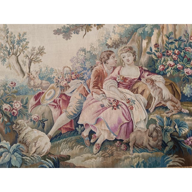 19th Century Aubusson Tapestry For Sale - Image 11 of 13