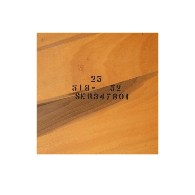 Mid-Century Burl Wood Parsons Dining Table in the Style of Milo Baughman For Sale In Baltimore - Image 6 of 14