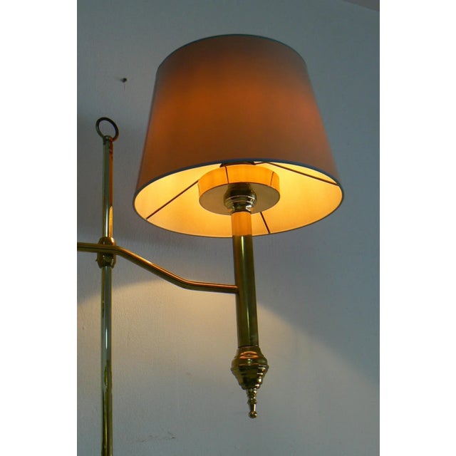 Classical Brass Floor Lamp, 1960s For Sale - Image 9 of 10