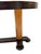 Brown Art Deco Oval Center Table by Gebroeders Reens, 1930s For Sale - Image 8 of 13