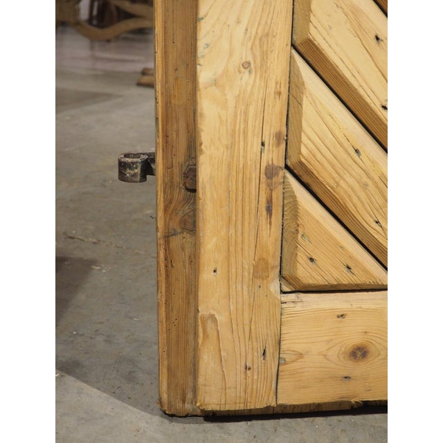 19th Century Corsican Door With Chevron Design For Sale - Image 9 of 18