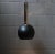 1960s Large Industrial Black Painted Metal and Chrome Pendant Lamp, 1960s For Sale - Image 5 of 11